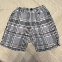 BREEZE チェック柄 ハーフパンツ 100cm