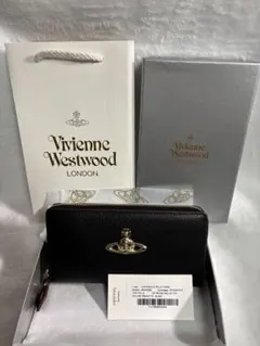 【大人気】Vivienne Westwood ブラック レザー 財布黒