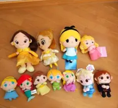 値下げ☆ プリンセス ぬいぐるみ １１体 まとめ売り ディズニープリンセスぬいぐるみ - メルカリ