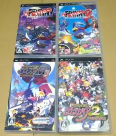 魔界戦記ディスガイア プリニー PSPソフト 4点まとめ売り