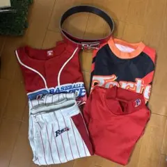福岡ソフトバンクホークス ポルテ ユニフォーム パンツ ベルト セット