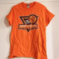 美品✨【S】スノーカレッジバレーボールキャンプ Tシャツ オレンジ