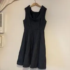 JILL STUART ダークグレー ノースリーブ ワンピース サイズ0