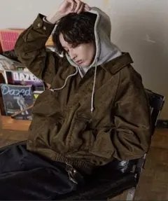 Bleme リラクシー スタンドネック コーデュロイ ブルゾン