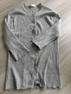 【ラストセール】Ballsey リブカーディガン ラメ入りグレーのサムネイル