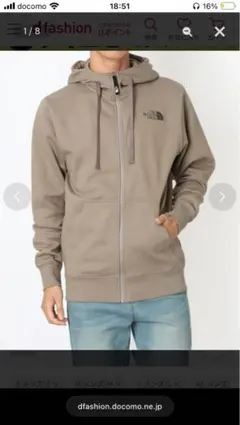 ケ*イ様 THE NORTH FACE リアビューフルジップフーディマッシュルー
