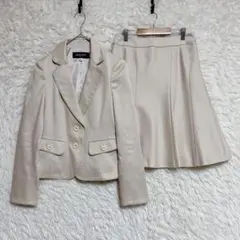 【MICHEL KLEIN】スカートスーツ セットアップ (38) セレモニー