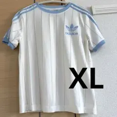 アディダスオリジナルス　水色　半袖　adidas トップス　Tシャツ　XLのサムネイル
