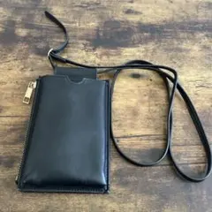 OZOC スマホショルダー ブラック ミニバッグのサムネイル