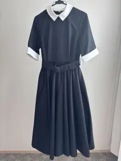 【完売品】foufou ラウンドバイカラートロブラウス【美品】 ≪通常販売≫round bicolor toro blouse（ラウンドバイカラートロ