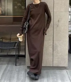 feepur カットリブワンピース