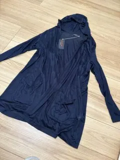 最終値下げ　新品　タグ付き　エヴェックス　ロングカーディガン　フードのサムネイル
