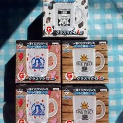 ONE PIECE　ワンピース　一番くじ　グラスマグ　ロー　ルフィ　ハンコック