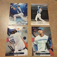 TOPPS 2025 シリアル4枚セット 中田翔 髙橋宏斗 上林誠知 清水達也
