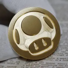 3cm 30mmシーリングワックススタンプ真鍮ヘッド　キノコ　可愛いスタンプ