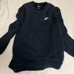NIKE ナイキ スウェット トレーナー ブラック Ｌ　ロゴ刺繍　古着