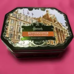 ハロッズ バタースコッチ キャンディ 缶 200g