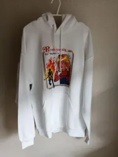 JERZEES Pyrokinesis 超能力 白 パーカー Lサイズ タグ付き