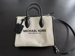 マイケルコース　キャンバス　2wayバッグ