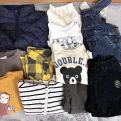 【豪華11点】男の子 まとめ売り 80cm ミキハウス ダブルB ジョージ