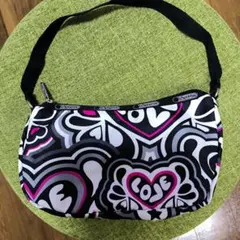 LeSportsac ハート柄　ミニバッグ