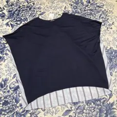 新品　NOLLEY'Sノーリーズ　チュニック　ブラウス　ロング　ストライプのサムネイル