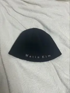 Matin Kim 黒 ビーニー