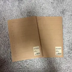 [신품/미사용] 무지 노트 위클리 2종 세트