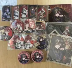 ツイステ リドル 缶バッジ ナムコ 色紙 トレカ 缶 アクスタ まとめ売り