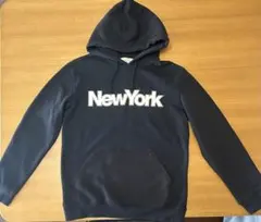 H&M L.O.G.G. ネイビー パーカー S