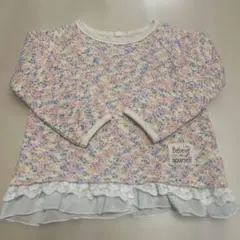 裏起毛入り　トップス　西松屋　１０0cm