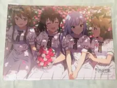アイドルマスター 白石紬 佐竹美奈子 周防桃子 所恵美 A3ポスター カラ鉄