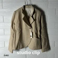 【studio CLIP】★ジャケット★ベージュ★ウール★オシャレのサムネイル