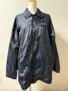 ナイキ　Nike ネイビー ナイロンコーチジャケット　銀タグ　90s y2k