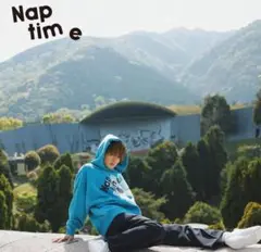 Nissy Naptime ネイビー フード付き パーカー Mサイズ タグ付き Nissy Naptime ネイビー フード付き パーカー Mサイズ タグ付き