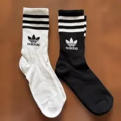 adidas ロゴ クルーソックス