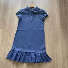 ポロ・ラルフ・ローレン ネイビー ワンピース 半袖