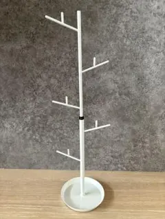 ホワイトアクセサリースタンド