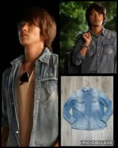 Y2K【伝説】 L/SL TMT CRUSH DENIM SHIRTのサムネイル