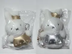 渋谷限定】金銀2点セットmiffy バッグチャームMIIAコラボ ミッフィー
