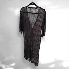 axes femme ブラック レースカーディガン