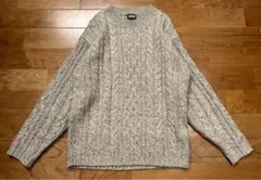 希少　80s 緑タグOLD UNIQLO オールドユニクロ　セーター　ニット　L