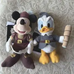 ディズニーシー ホテルミラコスタミッキーマウス・ドナルドダック ぬいぐるみバッジ