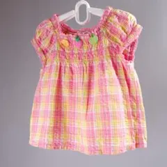 美品 メゾピアノ フルーツモチーフ チュニック 120 夏のレジャーや旅行に◎