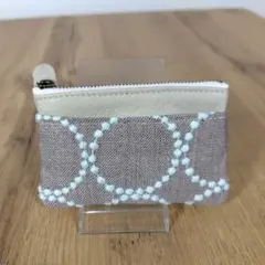 や*ま様 ミナペルホネン/tambourineタンバリンベージュ/革ベージュスマ