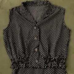 ドット柄セットアップ