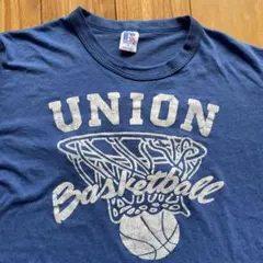 90s USA製 Russell Athletic バスケT フェード ブルー