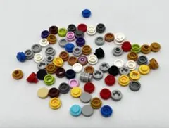 LEGO レゴ 小物パーツ まとめ売り 丸タイル 丸プレート 1×1 多色