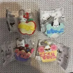 サンリオ　おなまえホルダー　キティ　ポチャッコ　はなまるおばけ　コロコロクリリン