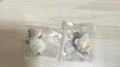 サンリオ　ふわふわスノー　めじるしアクセサリー　【ポムポムプリン　ポチャッコ 】